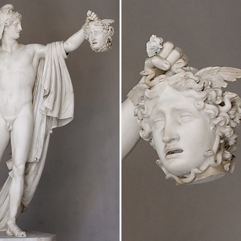 Perseusz z głową Meduzy, Antonio Canova.