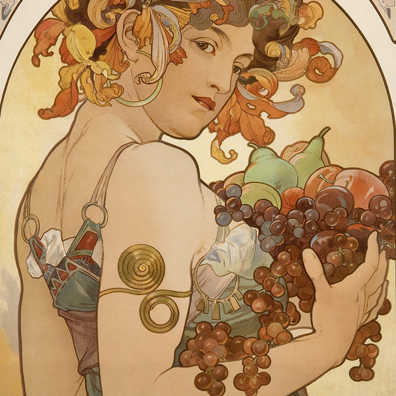 Alfons Mucha, Owoce.