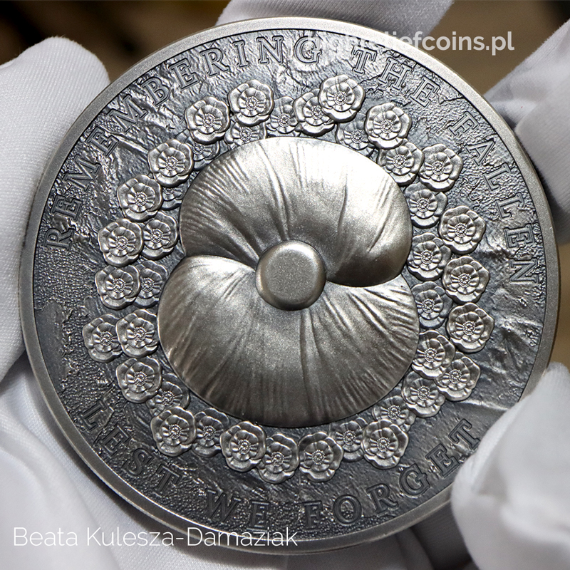 The sample of RBL Masterpiece Poppy Coin 2022.