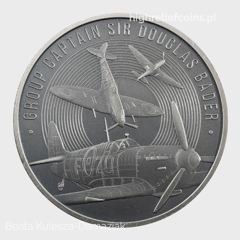 Douglas Bader Foundation medal - reverse.