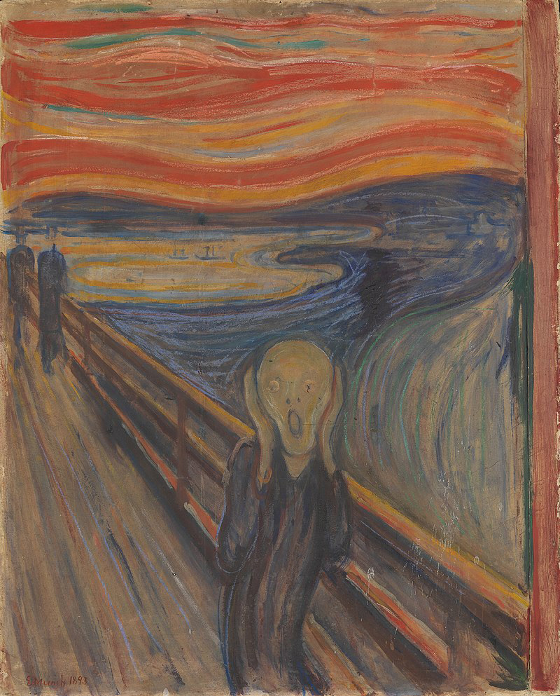 E. Munch, Krzyk.