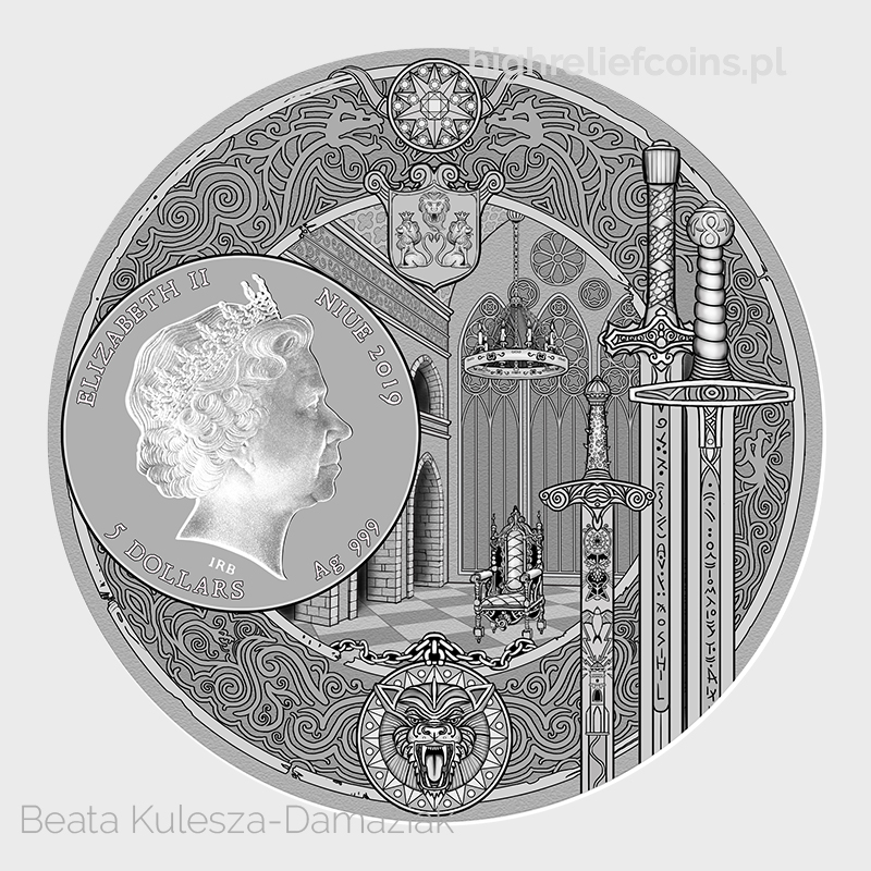 The Last Wish—the final design of the obverse.